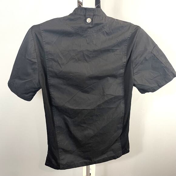 Men's Black Short Sleeve Jacket - Picture 3 of 7